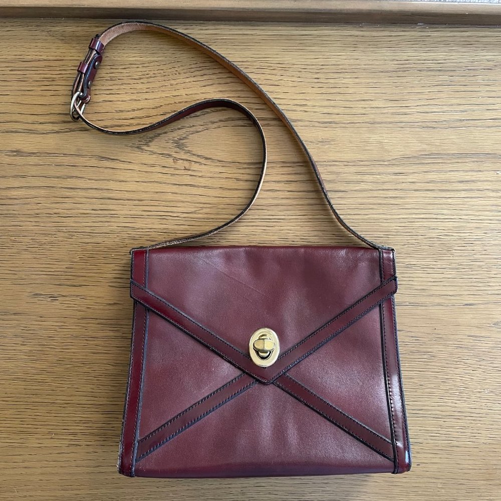 Vintage Burgundy Purse